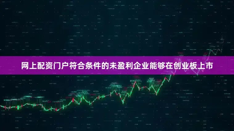 网上配资门户符合条件的未盈利企业能够在创业板上市